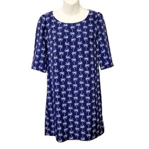 2/$20 Vintage Y2K Jacob Palm Tree Pattern Purple DressSize: XS